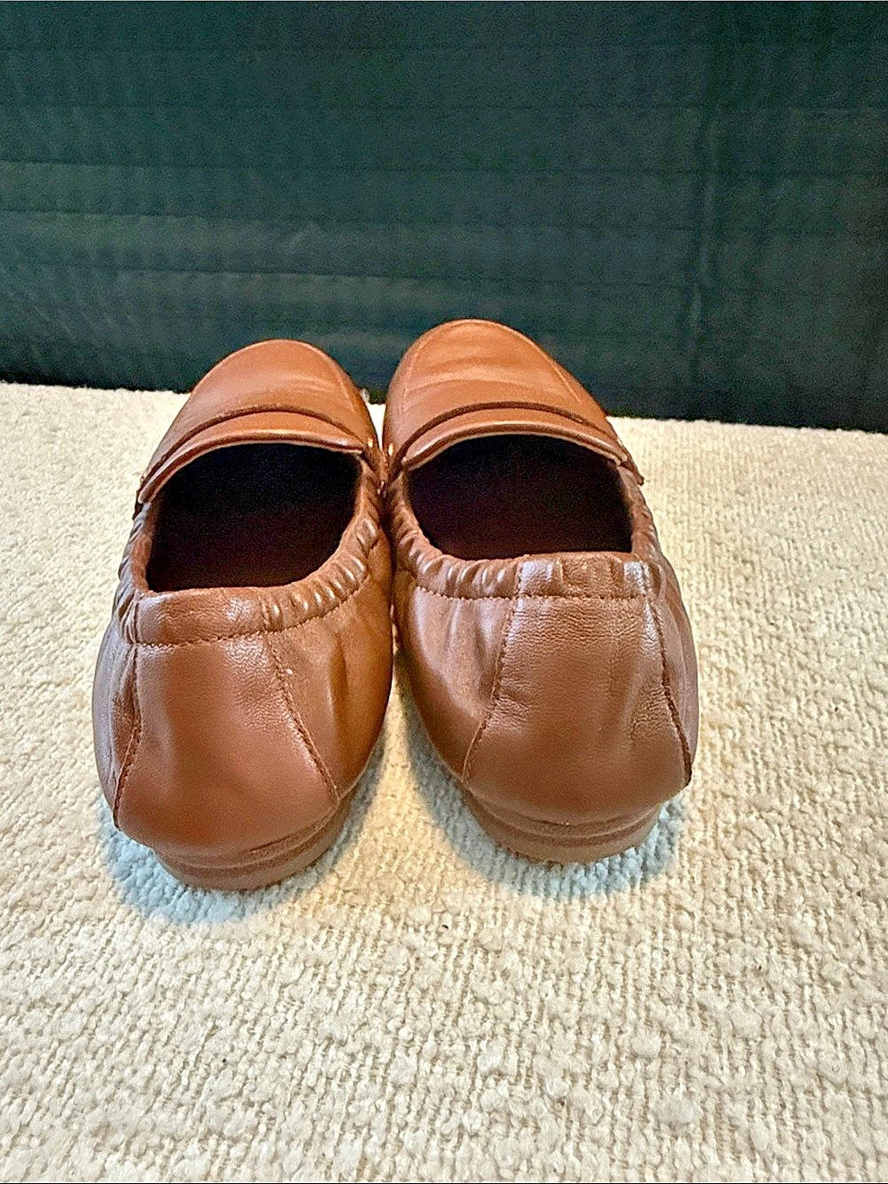 Quince Italian Leather Brown Penny Loafers Women’s 7 - Picture 4 of 5